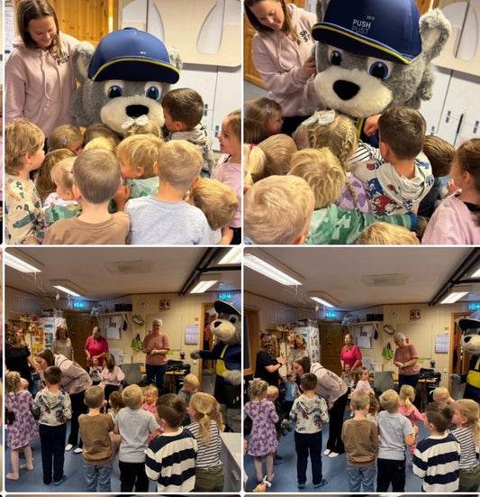 Ulrik Besøker HoppenSprett Barnehage.